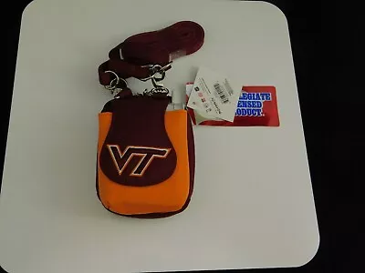 Virginia Tech Hokies Purse Plus Touch Phone ID Wallet Charm 14 Gift Bag Small • $9.99