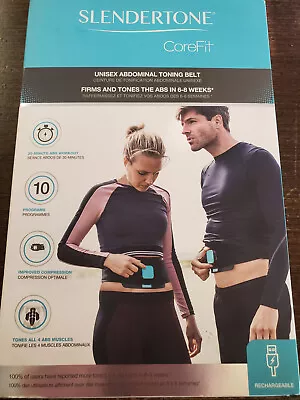 Slendertone CoreFit Abdominal Toning Belt Muscle Toner Unisex Gel Pads Exp 2021 • $69.99