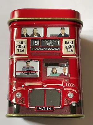 English Tea Mini Caddy London Double Decker Bus Tin Box Souvenir Gift (no Tea) • £8.99