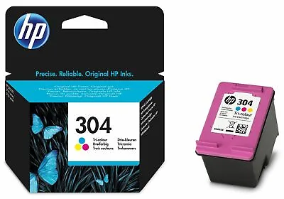 Genuine HP 304 Tri-Colour Ink Cartridge (N9K05AE) | FREE 🚚 DELIVERY • £12.95