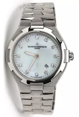 Vacheron Constantin Overseas 25250/D01A 2009 Paper MOP Diamond Dial Watch 34mm • $9995