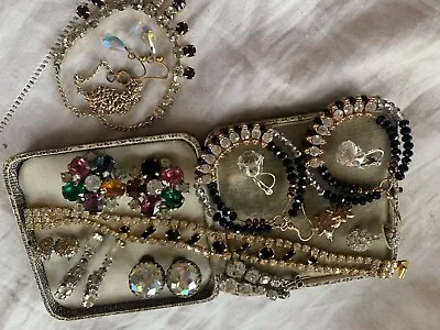 £14.99 • Buy Lovely Job Lot Vintage 1950s/60s Crystal Costume Jewellery