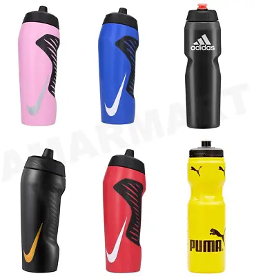 $23.89 • Buy ✅Nike Puma Adidas Squeeze Sports Drink Bottle Gym Workout Adult Kid School Water