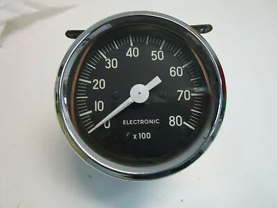 Vintage Veglia Borletti Electronic 4 Cylinder Tachometer  (Italy) - 8000 RPM 12V • $59