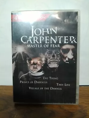 John Carpenter: Master Of Fear: 4 Film Collection (DVD) Horror • $5