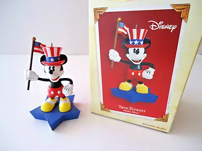 Hallmark 2005  True Patriot  Mickey Mouse Ornament  New In Box • $4.99