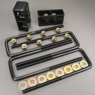 Block And Extended U Bolt Lift Kit - Fits Ford F150 2004+ - Rear - 2  • $29.95