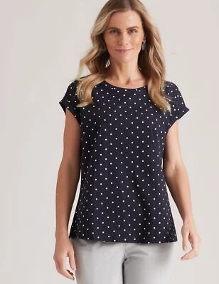 $14.25 • Buy Millers Extended Sleeve Print Scoop Neck T-Shirt Womens Clothing  Tops T-Shirt