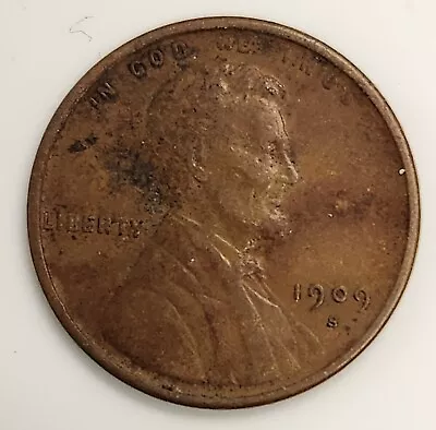 1909-S Lincoln Penny Wheat Cent 1c In XF Condition • $129.94