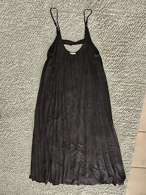 Women's MAXI DRESS M 12 - 14 - 16 EUC BLACK • $15