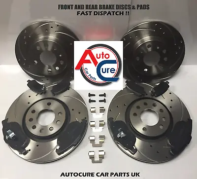 £230.95 • Buy For Ford Kuga 2.0 Tdci Awd 08-10 Drilled & Grooved Front/rear Brake Discs & Pads