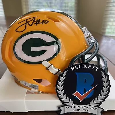 Jordan Love Autographed Signed Green Bay Packers Mini Helmet Beckett • $121.50