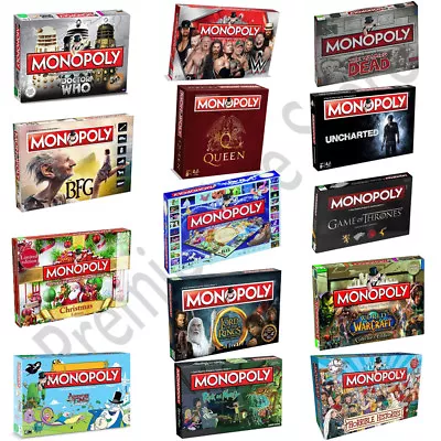 Monopoly Board Game Special Edition Gift - 2020 Full Range By Winning Moves • $23.61