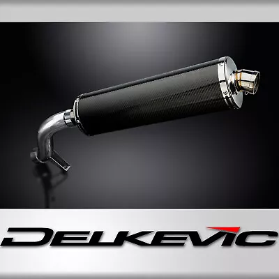 BMW R1200GS 2004-2009 Delkevic Slip On 18  Oval Carbon Exhaust Muffler Kit • $309.99