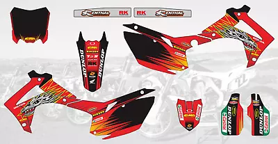 Am 181 Graphics Decals Stickers For Honda Crf250 R 2014-2017 Crf450 R 2013-2016 • $150.06