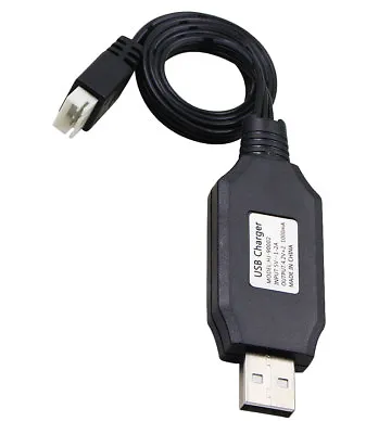 7.4V Lipo Battery USB Charger Cable For MJX B3 Bugs 3 X600 X601H X101 X101C • $2.98