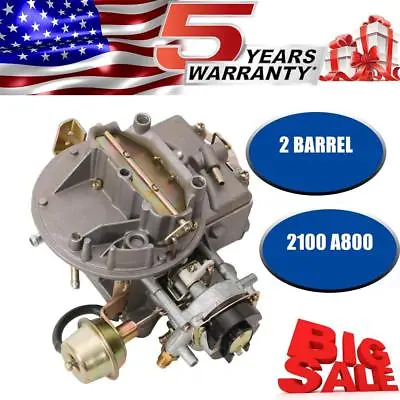 For 1964-1979 Ford F150 F250 F350 289 302 351 2-Barrel Carburetor Carb 2100 A800 • $107.99