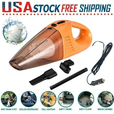 $16.19 • Buy Powerful Car Vacuum Cleaner, Portable Wet&Dry Handheld Strong Suction Car Vacuum