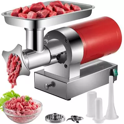 Electric Meat Grinder Machine 1.5-HP Sausage Kit 1100-Watt 661 Lbs./Hour Red • $361.65