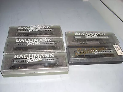 *        N Scale  Lot Bachmann Illuminated Passenger Cars New York Central • $199.99