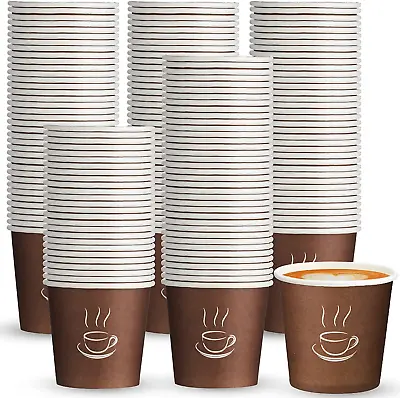 1000 Pcs Small Coffee Cups Paper Espresso Cups Disposable Mini Hot Cups Hot Cold • $68.24