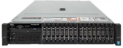 Dell PowerEdge R730 2x E5-2680v3 CPU 128GB PC4 RAM 2x 600GB SAS HDD H730P RAID • £349.99