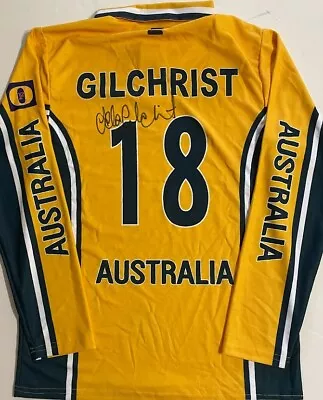 Adam Gilchrist Signed One Day Shirt • $299