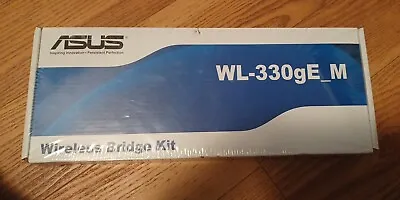 ASUS WL-330GE M Wireless Media Bridge Kit New Sealed • $64.95