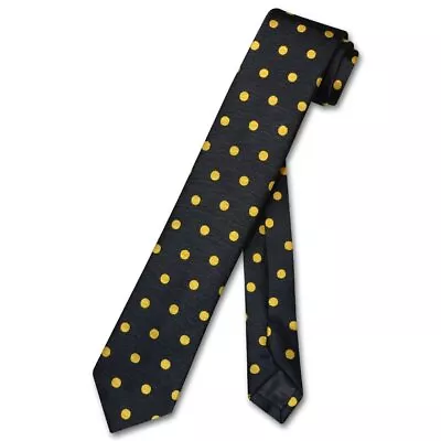 Vesuvio Napoli NeckTie Skinny Polka Dot Design Colors 2.5  Men's Narrow Neck Tie • $8.95
