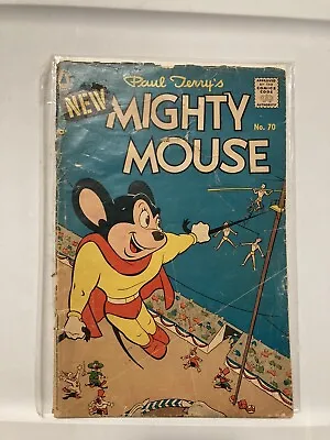 Paul Terry's Mighty Mouse #70 - 1956 Pines Comics Silver Age Terry Toons Gd/vg • $11.60