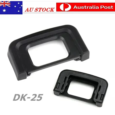 Rubber Eyepiece Eyecup DK-25 For Nikon D5300D5200D3300D5100D3200D3100 • $6.45