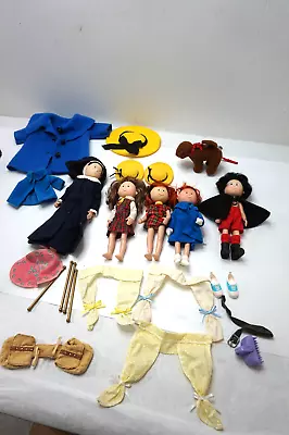 Madeline Doll Lot Miss Clavel Pepito Danielle Genevieve Clothes Accessories Eden • $99.99