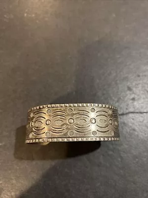 Vintage Native American Sterling Silver Cuff Bracelet • $138