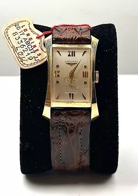 Antique Longines 14k Gold Mens Watch 9LT 1951 For Repair • $309