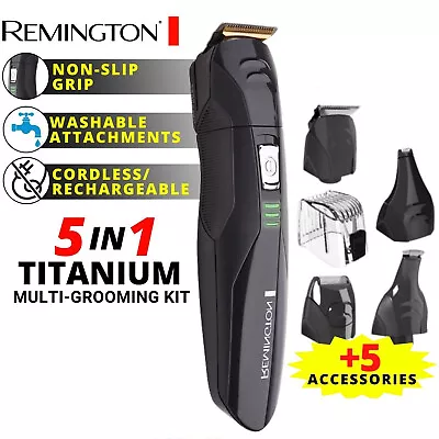 Remington Cordless Beard Trimmer Hair Body Clipper Shaver Groomer Rechargeable • $54.90