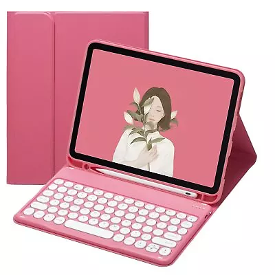 QIYIBOCASE Case For IPad Mini 6 Keyboard Round Keys Detachable And Pencil Holder • $62.80