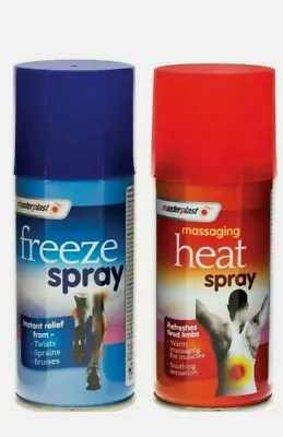 £6.99 • Buy Masterplast Heat / Freeze Spray Injury Deep Muscular Fast Pains Relief 150ml