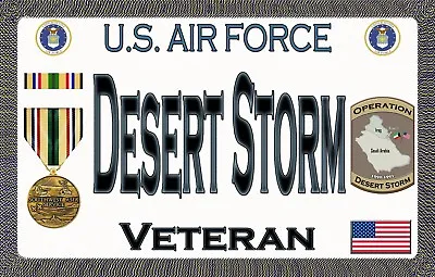 $5 • Buy Air Force - Desert Storm - Magnetic Car Sign - 6in X 3.75in