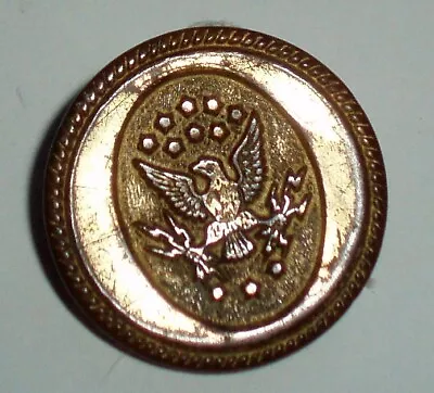 Large Primitive Antique United States Military Eagle Coat Button Political War • $25