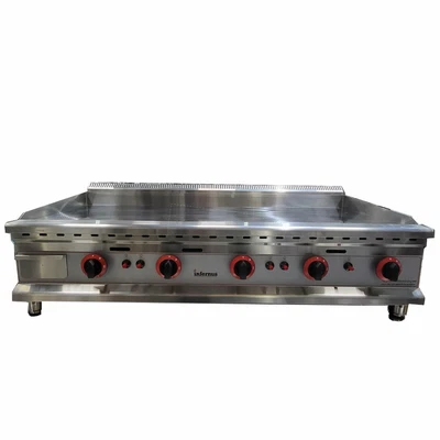 £930 • Buy Commercial Flat Griddle 5 Burner Chrome Hot Plate Infernus IF-120GGC