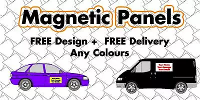 Magnetic Vehicle Signs Car/ Van / Lorry - Pair Of Signs 450 Mm X 300 Mm • £17.50