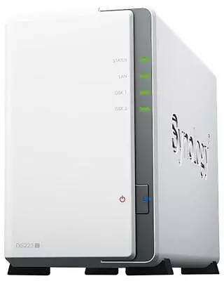 DiskStation DS223J 2 Bay NAS Server 8TB IronWolf HDD - DS223J/8TB-IW • £562.59