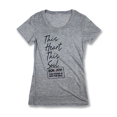 £10 • Buy Bon Jovi - This Heart Scoop Neck T-Shirt- Ladies