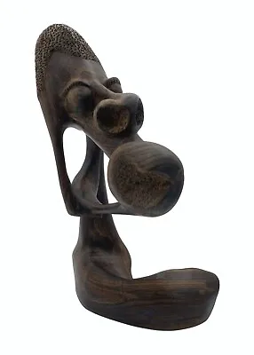 Makonde Ebony Abstract Shetani Carving From Tanzania- 10  • $149.88