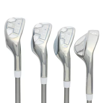 $199.90 • Buy Women's Powerbilt Golf EX-550 Hybrid Iron Set (8-SW) Lady  L  Flex Rescue Clubs