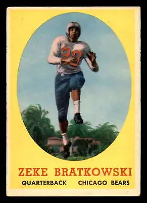 1958 Topps #23 Zeke Bratkowski Excellent Bears ID:394409 • $2.50