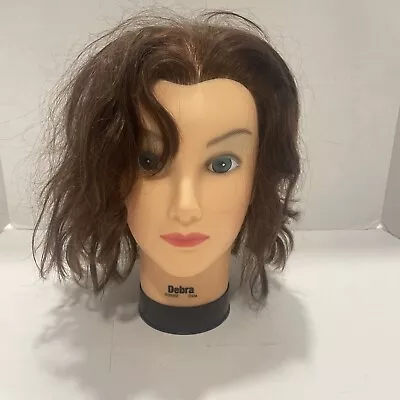 Debra Cosmetology Mannequin Head 100% Real Human Hair Burmax • $24.99