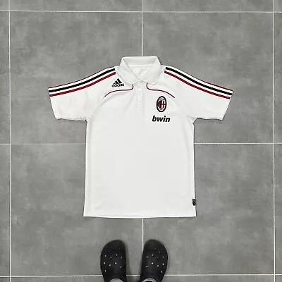 Adidas AC Milan 2008/09 Home Polo Soccer Jersey Size S • $42