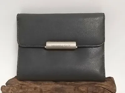Authentic Mandarina Duck Grey Leather Wallet • $31.99