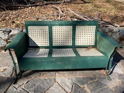 Vintage Metal Porch Glider • $255